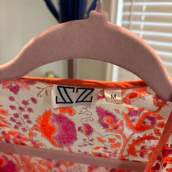 SZ Blockprints Cotton Padra Print Dress - Picture 2 of 4